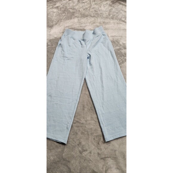 D&Co Women's Size XSP Blue 100% Cotton Active Stretch Skimmer Pants NWOT - Picture 1 of 7